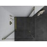Mexen Pretoria Duo cabine de douche battante 80 x 80 cm, transparent, or - 852-080-080-50-00-02