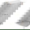 Mexen Lunar L Duo Duschkabine, schwenkbar 120 x 90 cm, transparent, Roségold - 834L-120L-090P-60-00