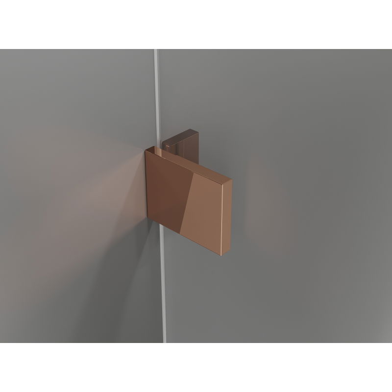 Mexen Lunar L Duo duša kabīne atvērta 120 x 120 cm, caurspīdīga, rozā zelts - 834L-120L-120P-60-00