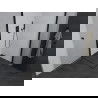 Mexen Pretoria Duo douchecabine scharnierend 90 x 90 cm, transparant, zwart - 852-090-090-70-00-02