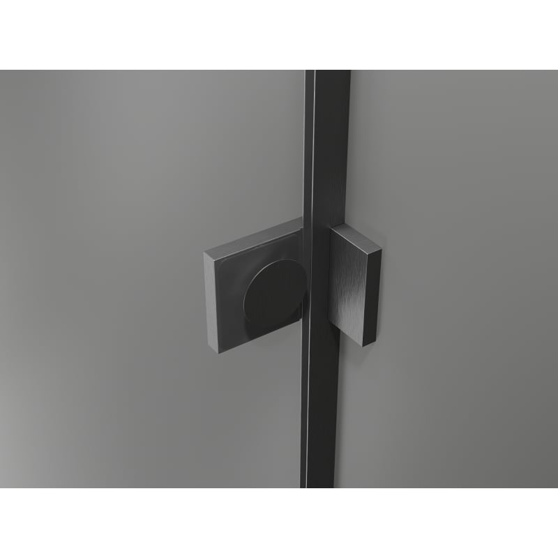 Mexen Lunar Duo tuš kabina s dvostrukim vratima lijeva 105 x 85 cm, prozirna, gun gray brušena - 834-105L-085P-66-00