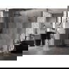 Mexen Lunar Duo draaideur douchecabine 105 x 85 cm, transparant, geborsteld pistoolgrijs - 834-105L-085P-66-00