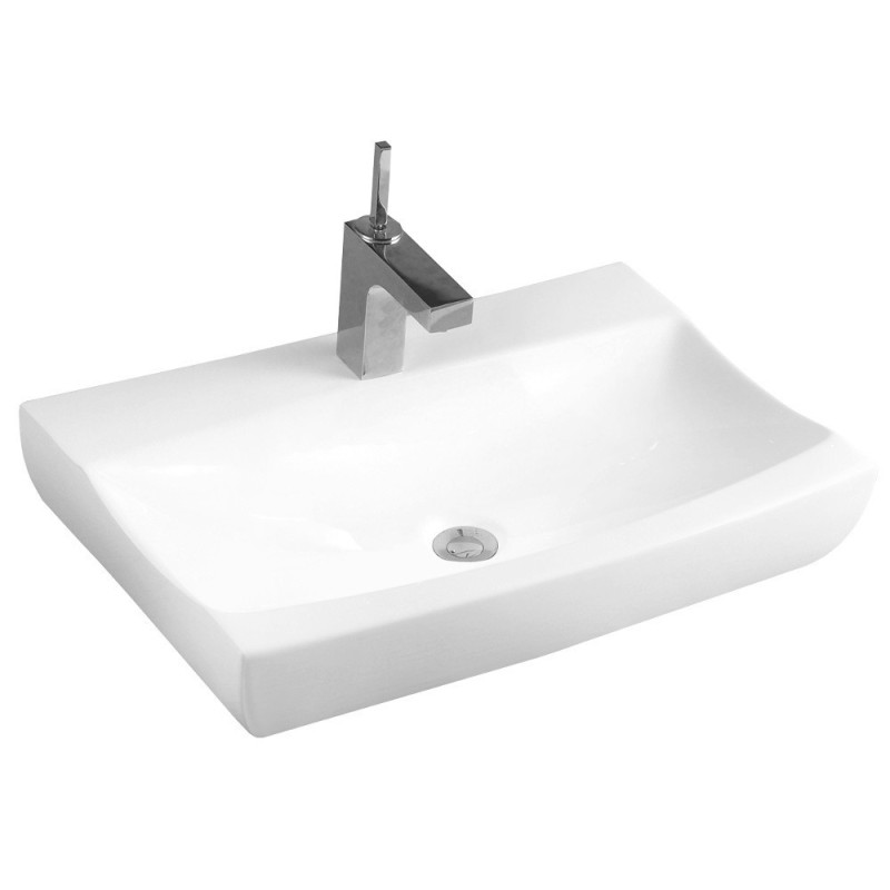 Mexen Sally countertop sink 62 x 40 cm, white - 21076200