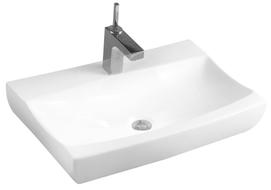 Mexen Sally countertop sink 62 x 40 cm, white - 21076200