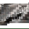Mexen Lunar L Duo draaideur douchecabine 90 x 90 cm, transparant, geborsteld koper - 834L-090L-090P-65-00
