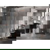 Mexen Lunar L Duo draaideur douchecabine 90 x 90 cm, transparant, geborsteld koper - 834L-090L-090P-65-00