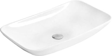 Mexen Nina lavabo sobre encimera 69 x 39 cm, blanco - 21187000