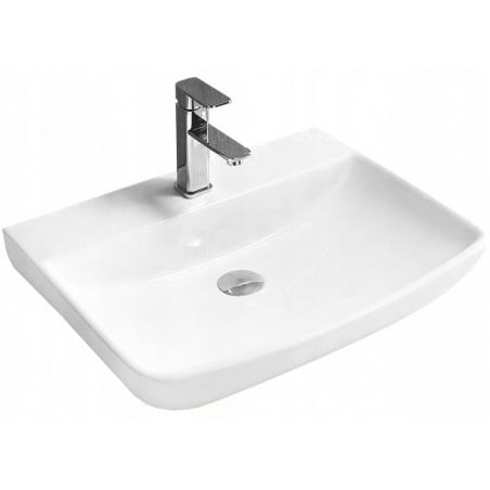 Mexen Lili lavabo sobre encimera 60 x 47 cm, blanco - 21136000