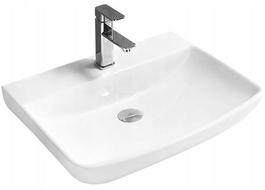 Mexen Lili lavabo de encimera 60 x 47 cm, blanco - 21136000