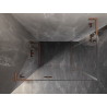 Mexen Lunar L Duo left swing shower cabin 105 x 95 cm, transparent, brushed copper - 834L-105L-095P-65-00