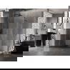 Mexen Lunar Duo draaideur douchecabine 120 x 120 cm, transparant, geborsteld gun grijs - 834-120L-120P-66-00