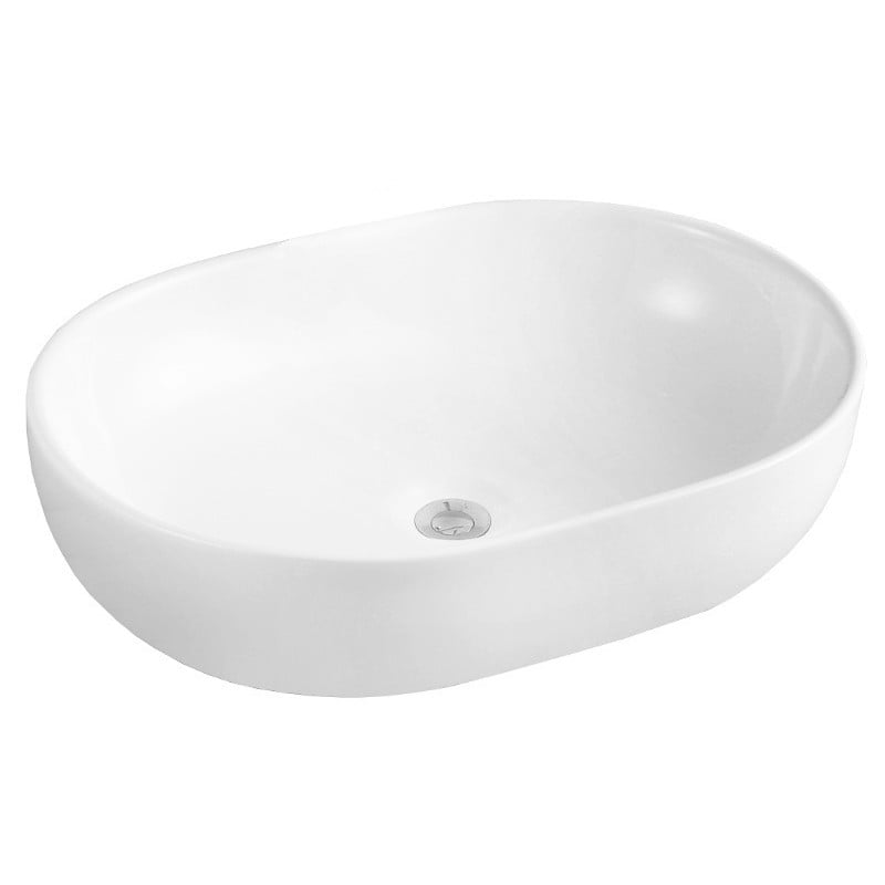 Mexen Viki lavabo à poser 59 x 40 cm, blanc - 21056000