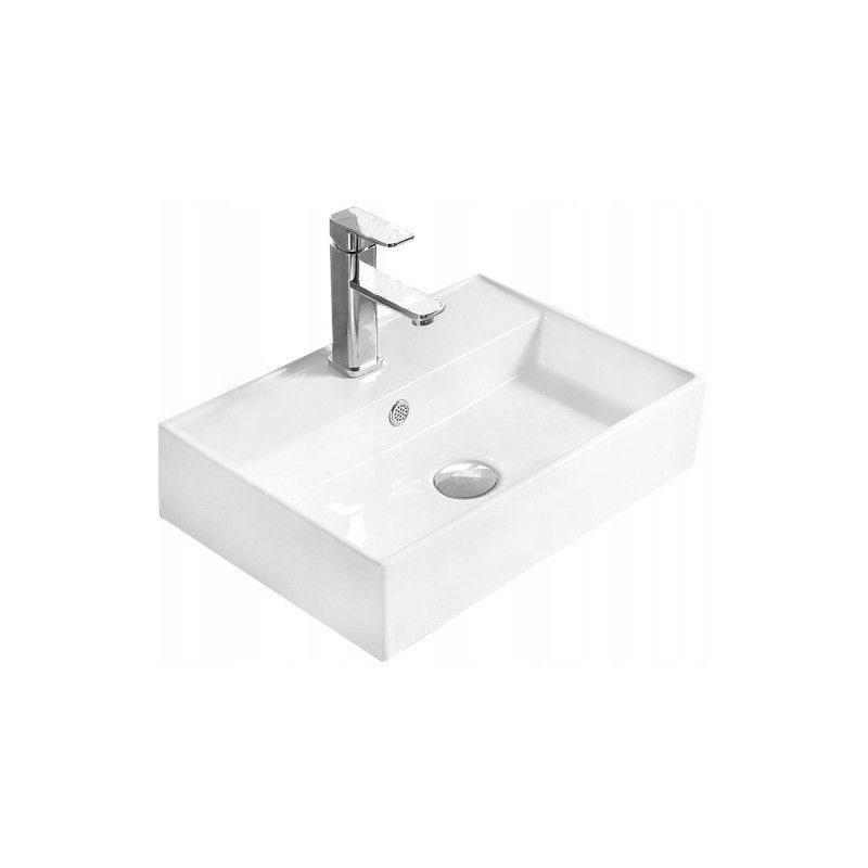 Mexen Blanca opzetwastafel 56 x 38 cm, wit - 21105600