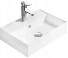 Mexen Blanca opzetwastafel 56 x 38 cm, wit - 21105600