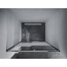 Mexen Apia porte de douche coulissante 100 cm, rayures, chrome - 845-100-000-01-20