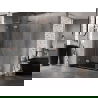 Mexen Lunar L Duo Duschkabine schwenkbar 120 x 90 cm, transparent, gebürstetes Kupfer - 834L-120L-090P-65-00