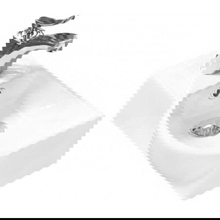 Mexen Hugo lavabo sur plan à droite 40 x 22 cm, blanc - 21254000R