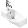 Mexen Hugo countertop washbasin right 45 x 24 cm, white - 21254500R