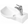 Mexen Hugo opbouw wastafel links 45 x 24 cm, wit - 21254500L