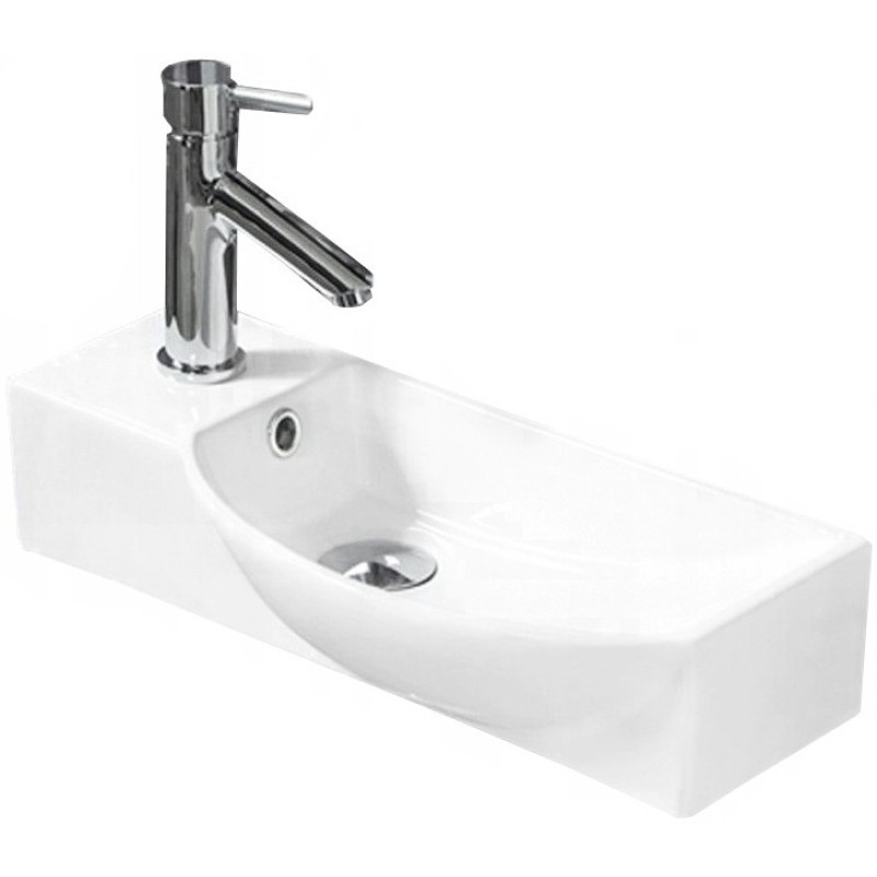 Mexen Hugo umivaonik na ploči desni 50 x 23 cm, bijeli - 21255000R