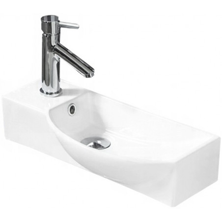 Mexen Hugo umivaonik na ploči desni 50 x 23 cm, bijeli - 21255000R