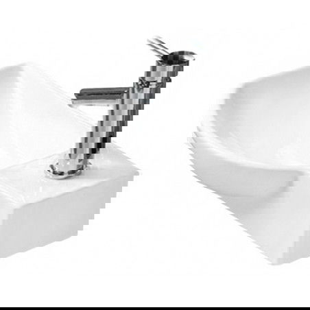 Mexen Hugo lavabo sobre encimera izquierdo 50 x 23 cm, blanco - 21255000L