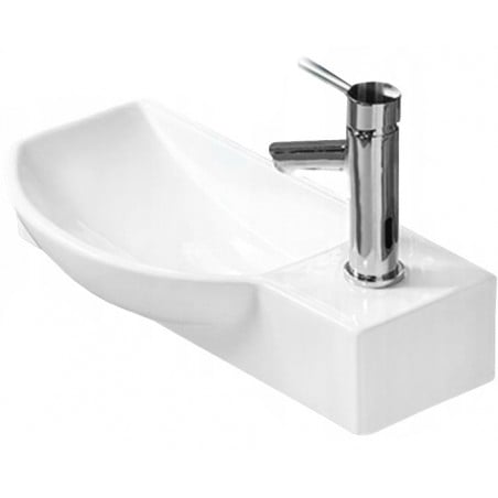Mexen Hugo umivaonik na ploči lijevi 50 x 23 cm, bijeli - 21255000L