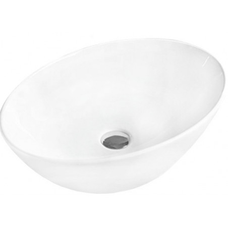 Mexen Marina opbouwwastafel 56 x 38 cm, wit - 21195600