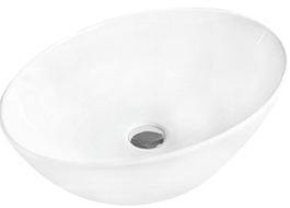 Mexen Marina lavabo de encimera 56 x 38 cm, blanco - 21195600