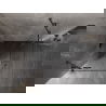 Mexen Lunar Duo scharnier douchecabine 95 x 95 cm, transparant, gun metal - 834-095L-095P-95-00