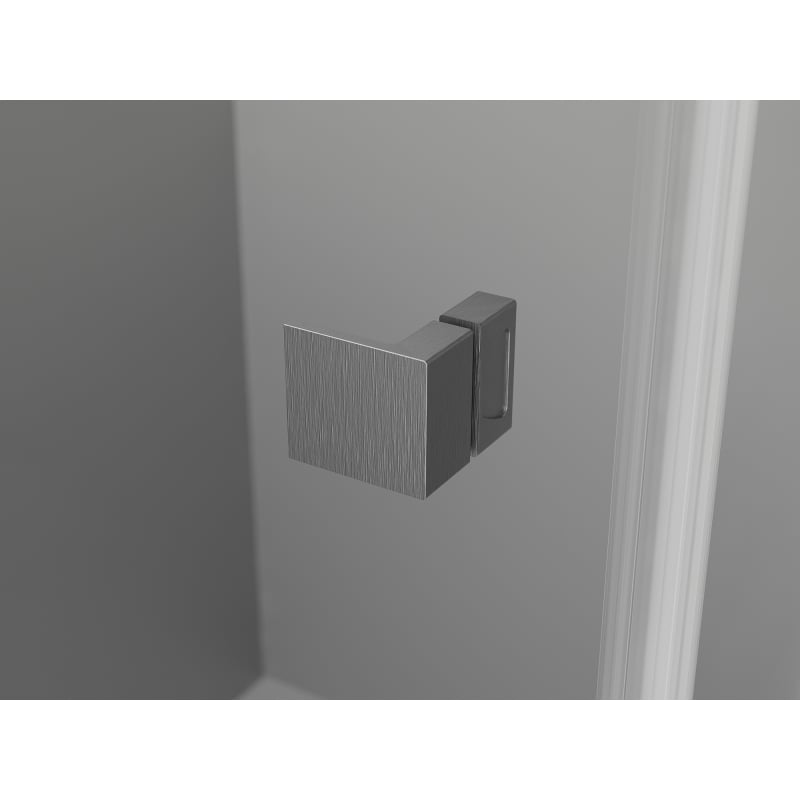 Mexen Lunar L Duo cabine de douche pivotante gauche 85 x 70 cm, transparent, gris canon brossé - 834L-085L-070P-66-00