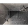 Mexen Lunar Duo tuš kabina s lijevim okretnim vratima 105 x 100 cm, prozirna, gun metal - 834-105L-100P-95-00