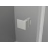 Mexen Lunar Duo vasakule avanev dušikabiin 100 x 75 cm, läbipaistev, harjatud nikkel - 834-100L-075P-97-00