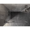 Mexen Lunar L Duo kabina prysznicowa uchylna lewa 105 x 75 cm, transparent, gun gray szczotkowany - 834L-105L-075P-66-00