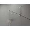 Mexen Lunar Duo kabina tuš kabina s lijevim otvaranjem 105 x 85 cm, prozirna, brušeni nikal - 834-105L-085P-97-00
