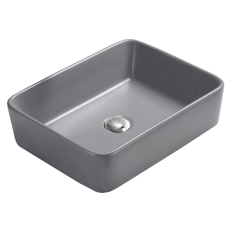 Mexen Catia Aufsatzwaschbecken 48 x 37 cm, hellgrau matt - 21314861
