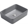 Mexen Catia countertop washbasin 48 x 37 cm, light gray matte - 21314861