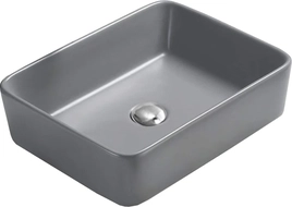 Mexen Catia lavatório de bancada 48 x 37 cm, cinza claro mate - 21314861