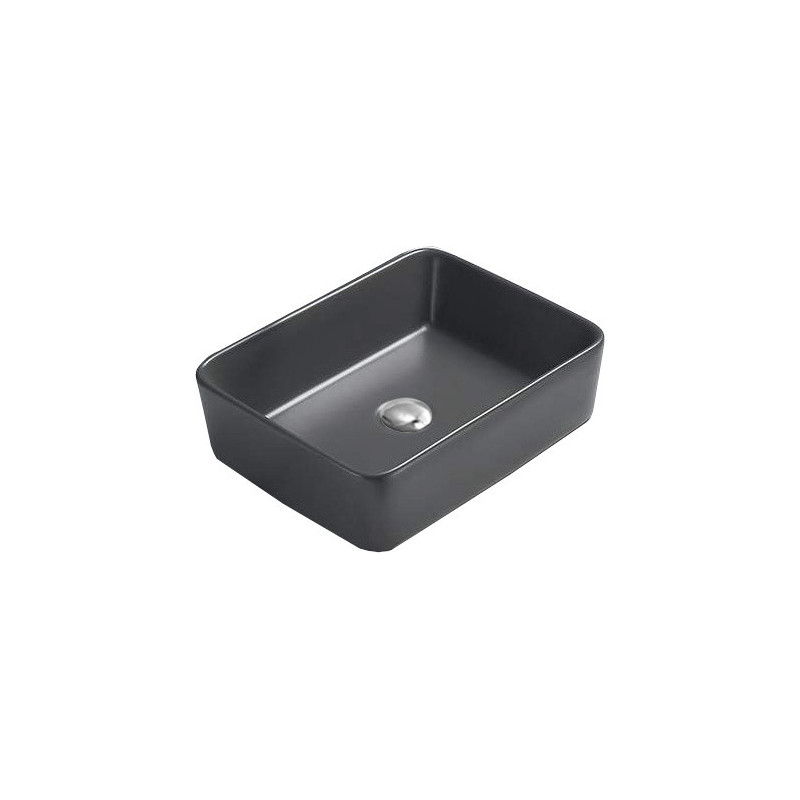 Mexen Catia opbouw waskom 48 x 37 cm, donkergrijze matte - 21314871