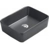 Mexen Catia countertop washbasin 48 x 37 cm, dark gray matte - 21314871