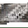 Mexen Lunar Duschkabine mit Schwingtür links 100 x 100 cm, transparent, Chrom - 834-100-100-01-00-L