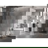 Mexen Lunar L Duschkabine, schwenkbar links 85 x 80 cm, transparent, Chrom - 834L-085-080-01-00-L