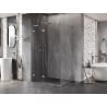 Mexen Lunar L vasakpoolne avanev dušinurk 85 x 80 cm, läbipaistev, kroom - 834L-085-080-01-00-L