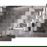 Mexen Lunar L draaideur douchecabine links 95 x 80 cm, transparant, chroom - 834L-095-080-01-00-L