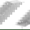 Mexen Lunar Duschkabine schwenkbar links 70 x 70 cm, transparent, weiß - 834-070-070-20-00-L