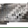 Mexen Lunar L Duschkabine schwenkbar links 80 x 80 cm, transparent, weiß - 834L-080-080-20-00-L