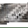 Mexen Lunar L draaideur douchecabine links 95 x 80 cm, transparant, wit - 834L-095-080-20-00-L