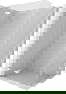 Mexen Lunar L duschkabin med svängdörr vänster 100 x 80 cm, transparent, vit - 834L-100-080-20-00-L