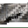 Mexen Lunar L draaideur douchecabine links 95 x 90 cm, transparant, goud - 834L-095-090-50-00-L