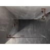 Mexen Lunar L dušinurk, vasak, 95 x 90 cm, läbipaistev, roosa kuld - 834L-095-090-60-00-L